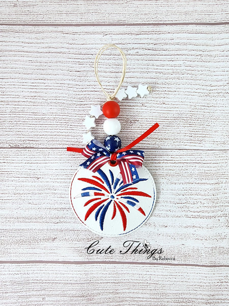 Firework Bookmark/Ornament – Cute Things By Rebecca Embroidery Firework Bookmark/Ornament – Cute Things By Rebecca Embroidery