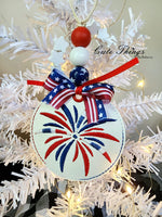 Firework Bookmark/Ornament