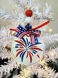 Firework Bookmark/Ornament