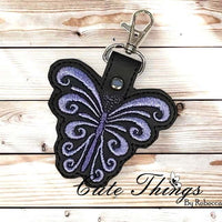 Bold Butterfly Snap Tab