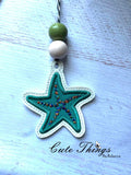 Starfish Applique Bookmark/Ornament