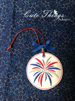 Firework Bookmark/Ornament