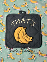 That's Bananas Applique