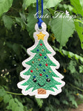 Happy Christmas Tree Bookmark/Ornament