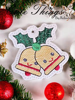 Happy Christmas Bells Bookmark/Ornament