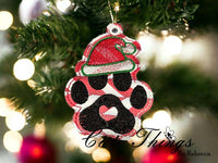 Christmas Paw Bookmark/Ornament