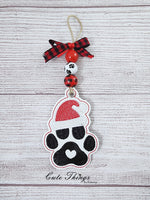 Christmas Paw Bookmark/Ornament