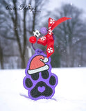 Christmas Paw Bookmark/Ornament