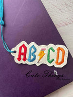 ABCD Bookmark/Ornament