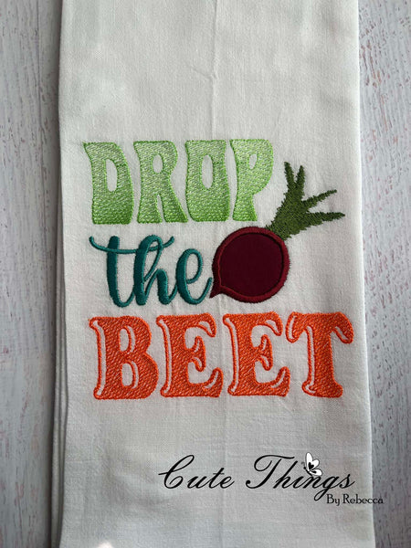 Drop The Beet Applique