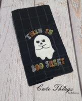 This is Boo Sheet Applique