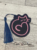 Sleeping Cat Bookmark/Ornament