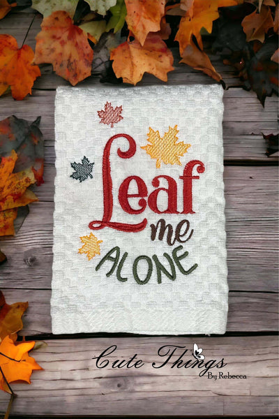 Leaf Me Alone