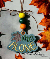 Leaf Me Alone Bookmark/Ornament