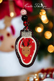 Applique Christmas Light Bookmark/Ornament