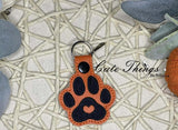 Paw With Heart Snap Tab