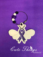 Awareness Bee Bookmark/Ornament