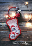 Applique and Non Applique Stocking  Bookmark/Ornament