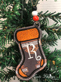 Applique and Non Applique Stocking  Bookmark/Ornament