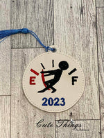 Gas Gauge  2023 Bookmark/Ornament