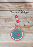 Circle with dots Applique Ornament