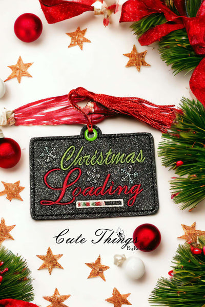 Christmas Loading Bookmark/Ornament – Cute Things By Rebecca