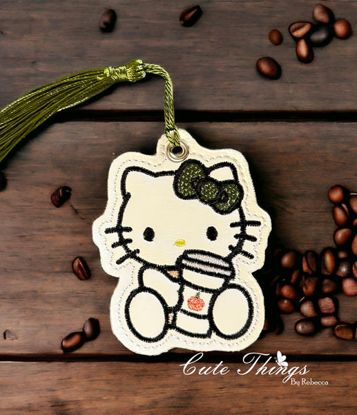 HK With Coffee Bookmark/Ornament