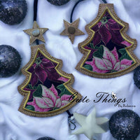 Christmas Tree Applique Key Keeper