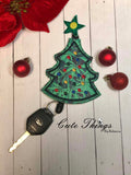 Christmas Tree Applique Key Keeper