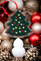 Christmas Tree Applique Key Keeper