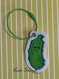 Tiny Pickle Applique Bookmark/Ornament