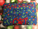 Dear Santa Don't Forget The Cat Mug Rug, Snack Mat