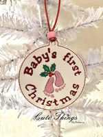 Baby's First Christmas Ornament