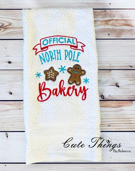 Official North Pole Bakery Applique