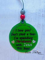 Christmas in Heaven Bookmark/Ornament