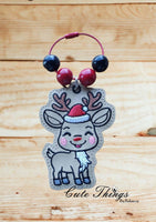 Happy Christmas Deer Bookmark/Ornament