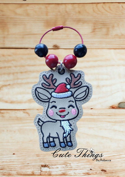 Happy Christmas Deer Bookmark/Ornament