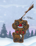 Happy Christmas Deer Bookmark/Ornament