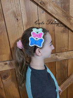 Applique Bow Headband Sliders, Bag Sliders