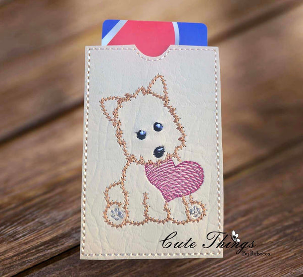 Puppy with Heart Gift Card Holder