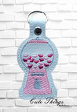 Bubblegum Machine Hearts Snap Tab