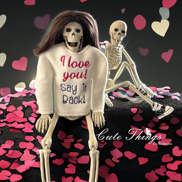 I love You! Say it Back! Doll Shirts