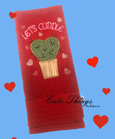 Let's Cuddle Applique