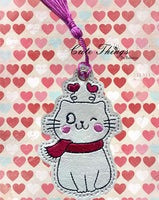 Cat with Headband Bookmark/Ornament