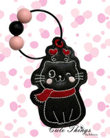 Cat with Headband Bookmark/Ornament