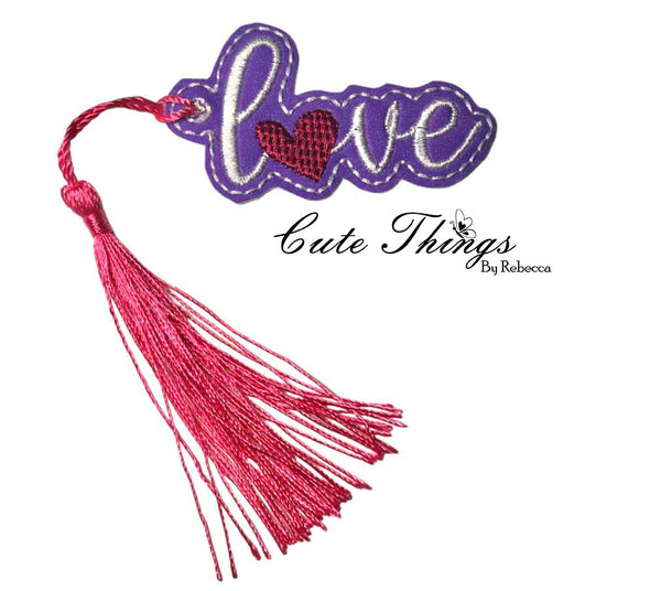 Love with a Heart Bookmark/Ornament