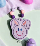 Happy Bunny Face Bookmark/Ornament