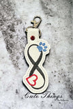 Infinity Paw Love Snap Tab