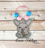 Hungry Bunny Bookmark/Ornament