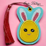 Bunny Egg Applique Bookmark/Ornament